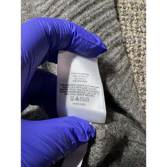 Express Open Front, Long Cardigan Gray Womens Small, NWT - Picture 7 of 8